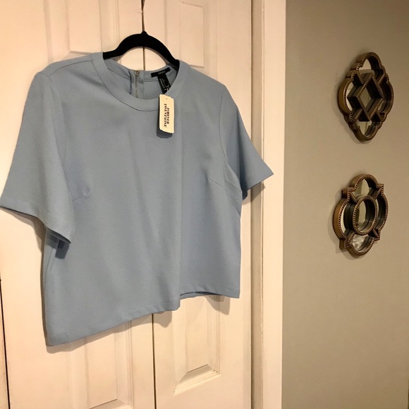 Forever 21 woven box top NWT - Picture 1 of 3